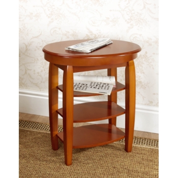 Greenhurst Swivel Top Side Table (Oak)