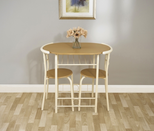 Greenhurst Stylish Compact Dining Table (Light Oak/Buttermilk)