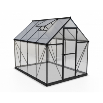 Palram-Canopia Hybrid 6x8 Greenhouse (Grey)