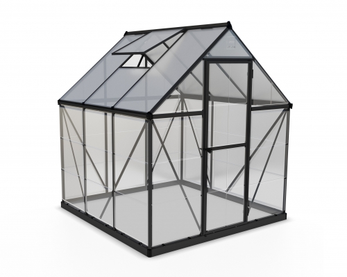 Palram-Canopia Hybrid 6x6ft Greenhouse (Grey)