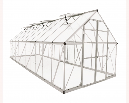 Palram-Canopia Balance 8x20 Greenhouse (Silver)