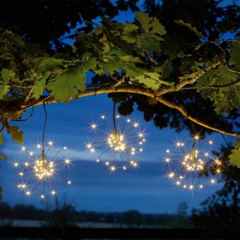 Smart Solar Triple Starburst Solar String Lights