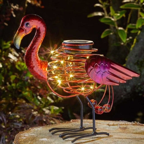 Smart Solar Flamingo Spiralight