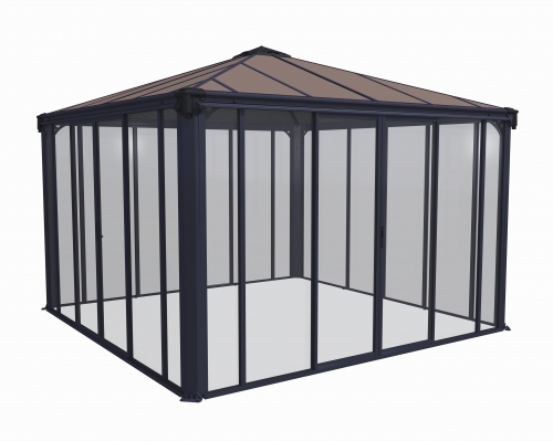 Palram-Canopia Ledro 3600 Gazebo (Closed Grey)