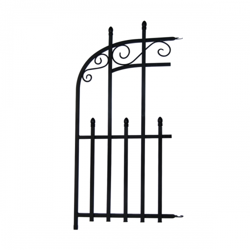 Panacea Kensington Finial End Panel 96 x 40cm (Black)