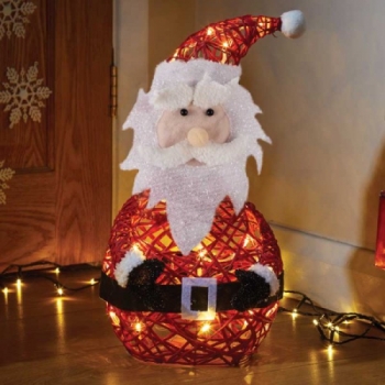 Three Kings 20 LED Sparkly Santa