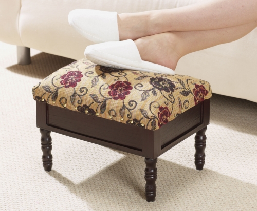 Greenhurst Storage Footstool (Classic Floral)