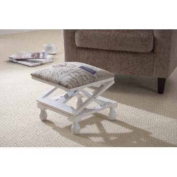 Greenhurst 3-Position Footstool (White)