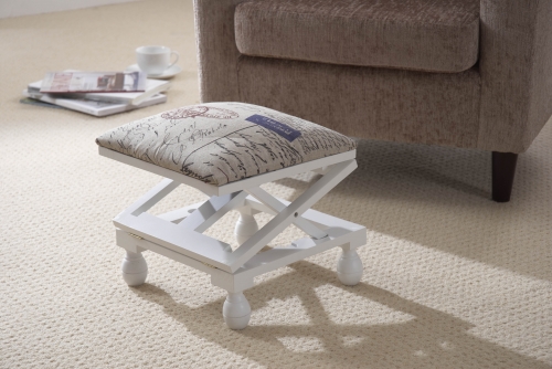 Greenhurst 3-Position Footstool (White)