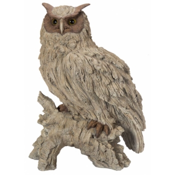 Vivid Arts Wood Life Eagle Owl - Size A