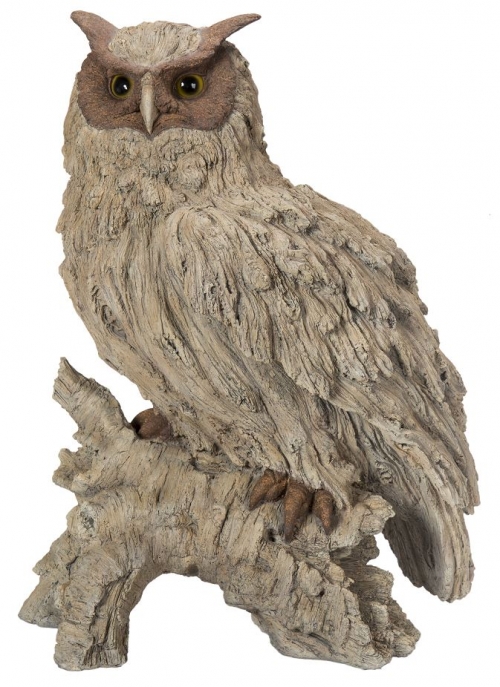 Vivid Arts Wood Life Eagle Owl - Size A