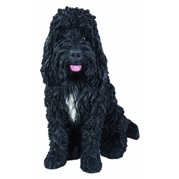 Vivid Arts Real Life Sitting Black Cockapoo - Size A