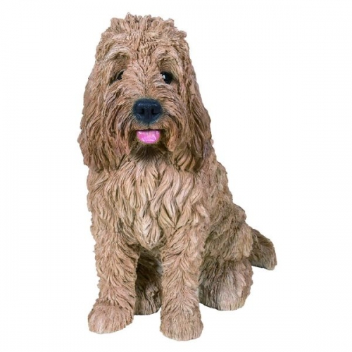 Vivid Arts Real Life Sitting Golden Cockapoo - Size A