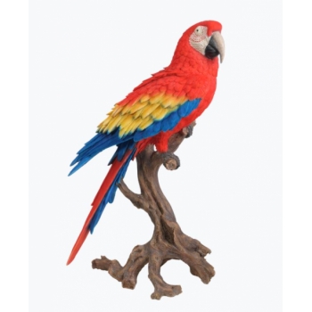 Vivid Arts Real Life Red Macaw Perched - Size A