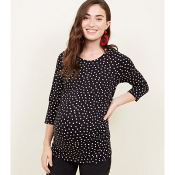 Maternity 3/4 Sleeve Spot T-Shirt