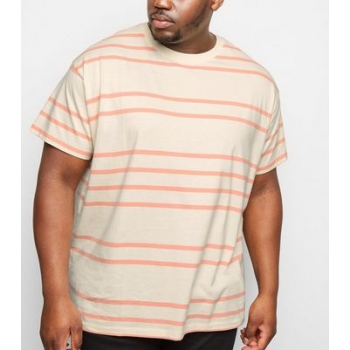 Plus Size Mid Pink Stripe Short Sleeve T-Shirt