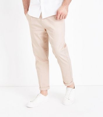 Stone Pleated Front Trousers