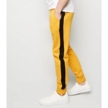 Yellow Side Stripe Joggers