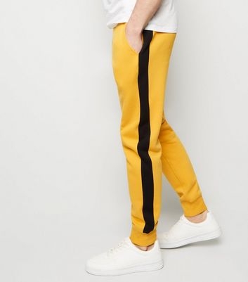 Yellow Side Stripe Joggers