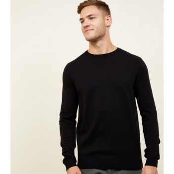 Black Crew Neck Jumper