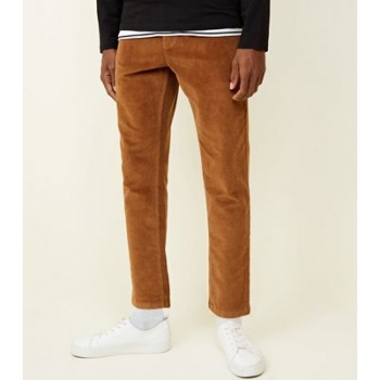 Stone Slim Crop Corduroy Trousers