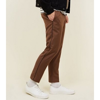 Tan Side Piped Trousers