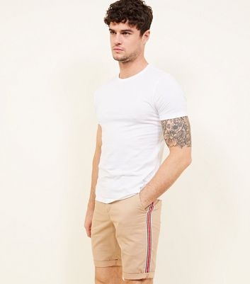 Stone Slim Chino Shorts