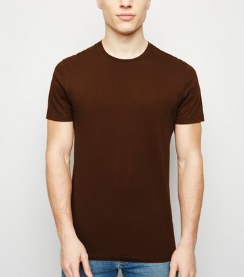 Brown Crew Neck T-Shirt