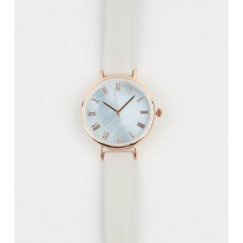 Grey Mother of Pearl Face Watch