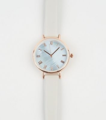 Grey Mother of Pearl Face Watch