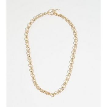 Gold Chain Thread Through Necklace