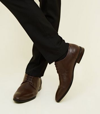 Dark Brown Embossed Shoes