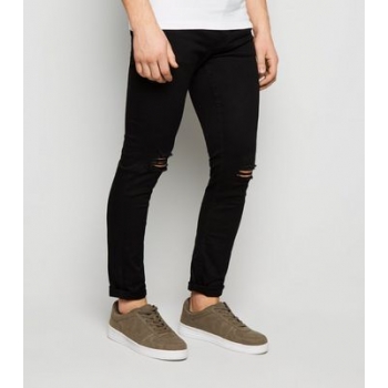 Black Ripped Knee Skinny Jeans