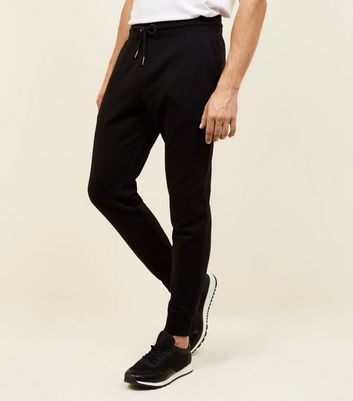 Black Drawstring Waist Joggers