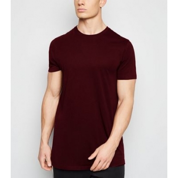 Burgundy Longline T-Shirt