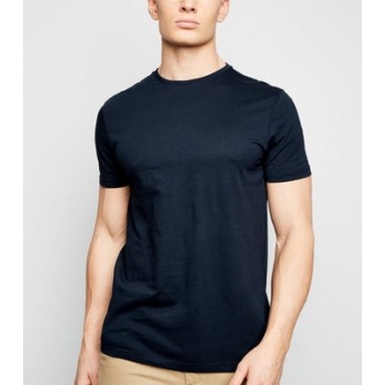 Navy Short Sleeve Crew Neck T-shirt