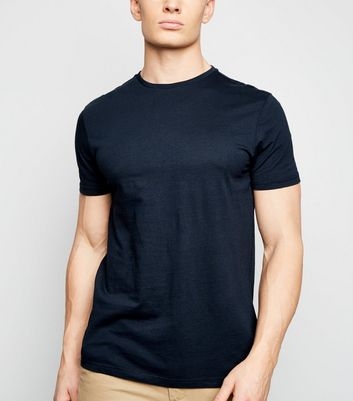 Navy Short Sleeve Crew Neck T-shirt