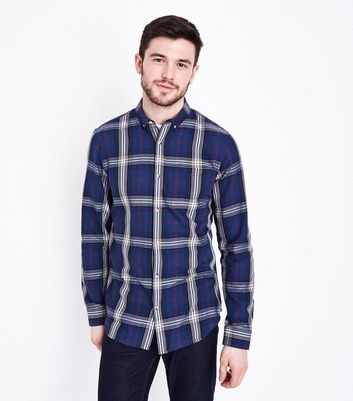 Blue Check Long Sleeve Shirt