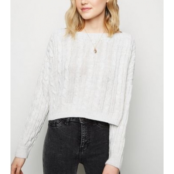 Cameo Rose Cream Cable Knit Jumper