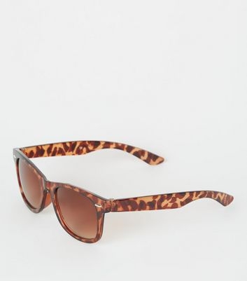 Girls Dark Brown Faux Tortoiseshell Sunglasses