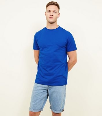 Bright Blue Crew Neck T-Shirt