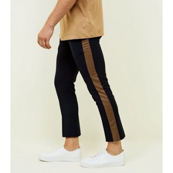 Navy Side Stripe Trousers