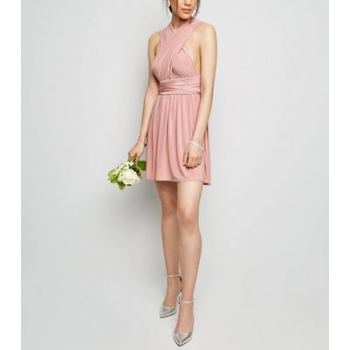 Pale Pink Multiway Mini Dress