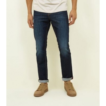 Navy Straight Leg Jeans