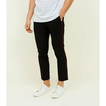 Black Side Stripe Trousers