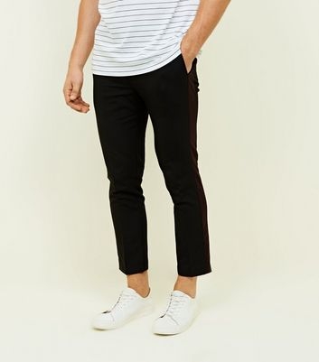 Black Side Stripe Trousers