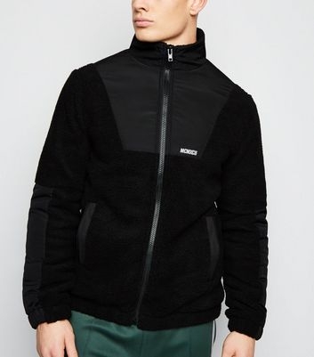 Black Borg Funnel Neck Jacket