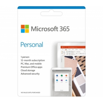 MICROSOFT 365 Personal - 1 year for 1 user