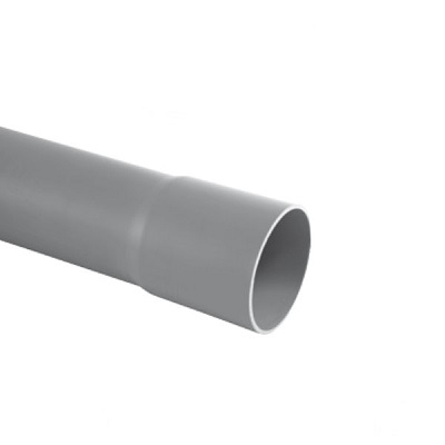 PondXpert 50mm Grey Rigid Pipe (100cm Length)