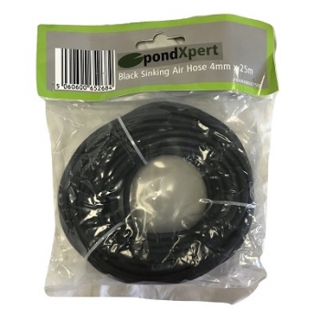 PondXpert 4mm Black Sinking Air Line (25m Length)